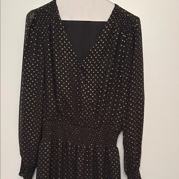 NWT Vince Camuto Black and Gold Dress; Perfect for New Years Eve - Picture 5 of 15
